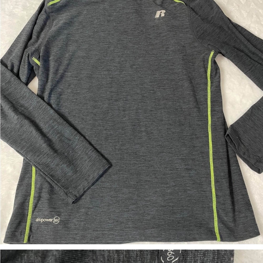 Russell Athletic Gray Long Sleeve Shirt